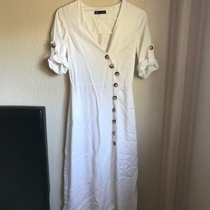 Zara Button Up Maxi Dress